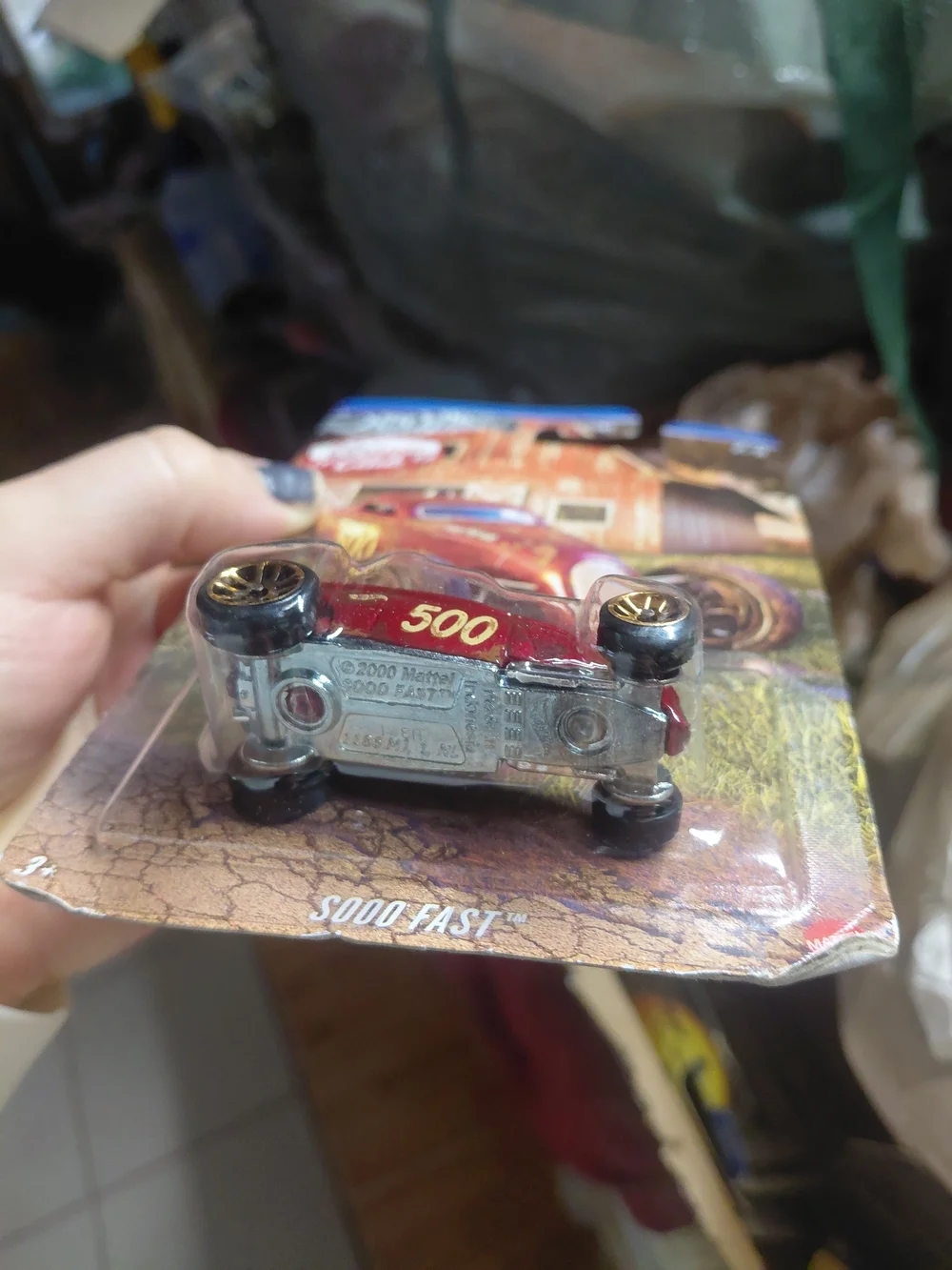 Hot Wheels bright red